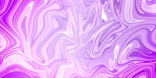 Flüssige lila Kunst, die abstrakten bunten Hintergrund mit Farbspritzer malt und moderne Kunst malt