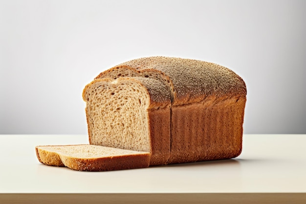 Kostenloses Foto foto von hausgemachtem quinoa-brot auf hellem hintergrund