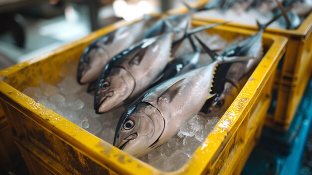Fotorealistische Feier des Tages des wilden Thunfisches