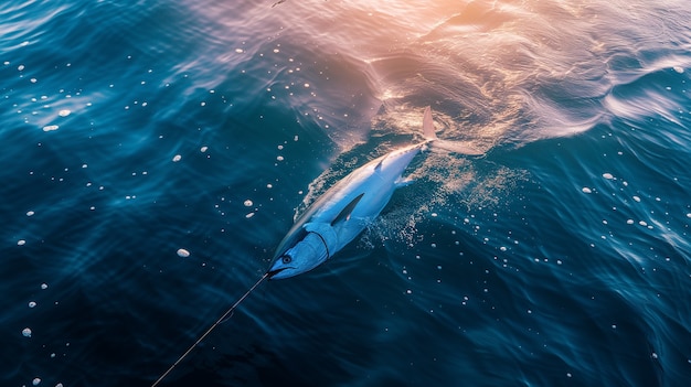 Fotorealistische Feier des Tages des wilden Thunfisches