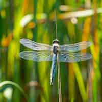 Kostenloses Foto fotorealistische libelle in der natur