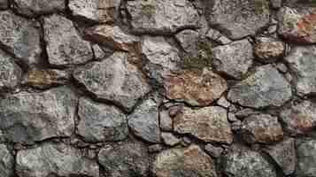 Kostenloses Foto fotorealistische oberfläche der steinmauer