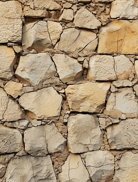 Kostenloses Foto fotorealistische oberfläche der steinmauer