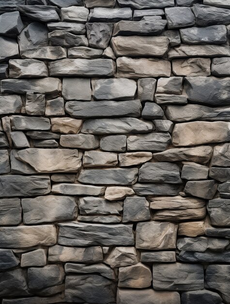 Fotorealistische Oberfläche der Steinmauer