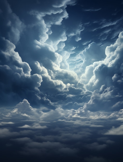 Fotorealistische Wolken