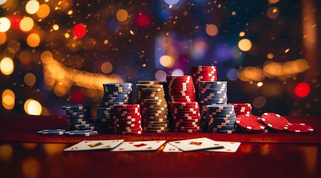 Kostenloses Foto fotorealistischer casino-lebensstil
