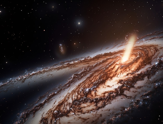 Fotorealistischer Galaxien-Hintergrund