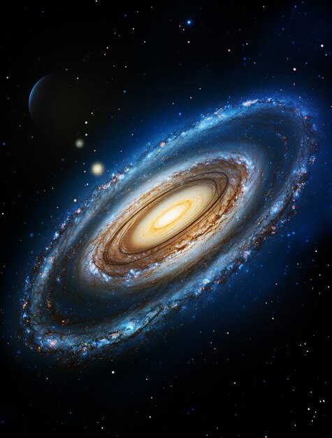Fotorealistischer Galaxien-Hintergrund