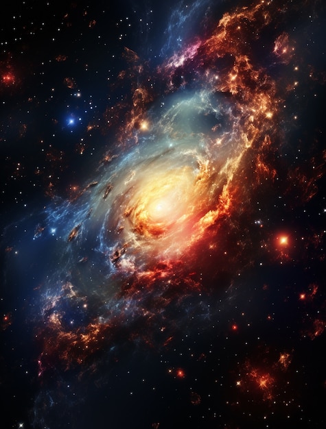 Fotorealistischer Galaxien-Hintergrund