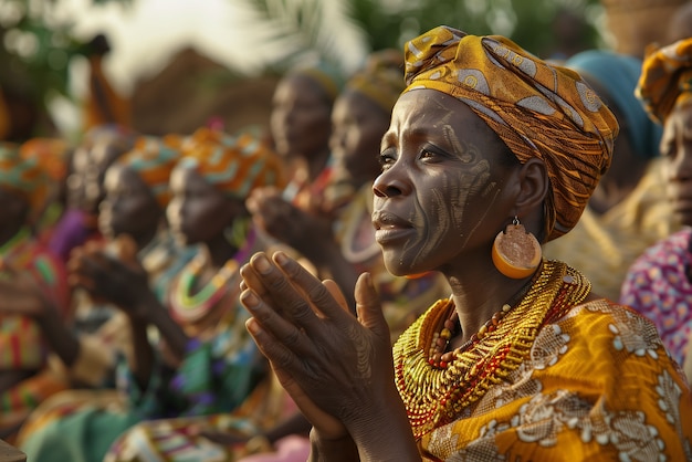 Kostenloses Foto fotorealistisches porträt afrikanischer frauen