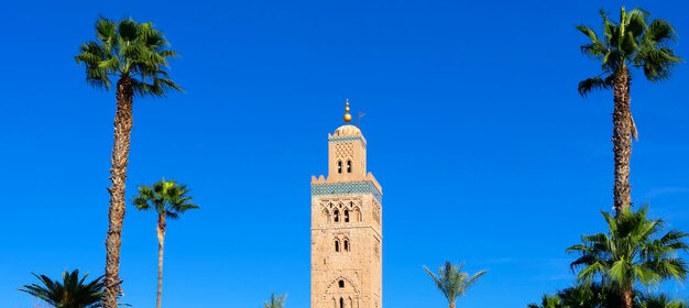 Fountaine vor der Koutoubia-Moschee in Marrakesch