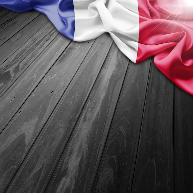 Kostenloses Foto frankreich flagge hintergrund