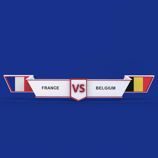 Kostenloses Foto frankreich vs belgien