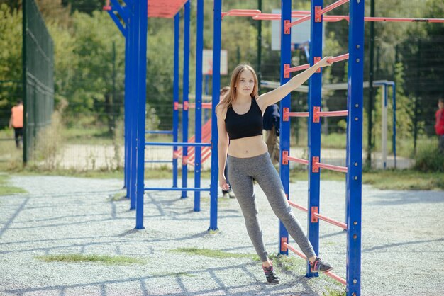 Frau im Park