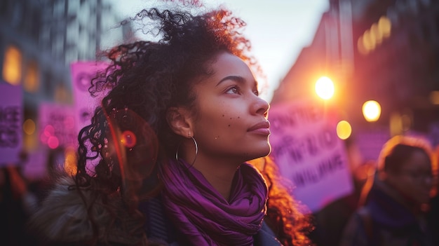 Kostenloses Foto frauen, die am frauentag für ihre rechte protestieren