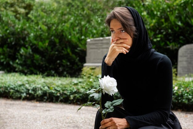 Friedhof Hintergrundkonzept