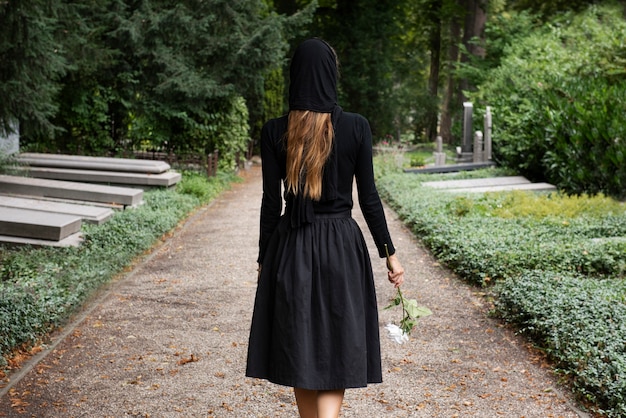 Friedhof Hintergrundkonzept