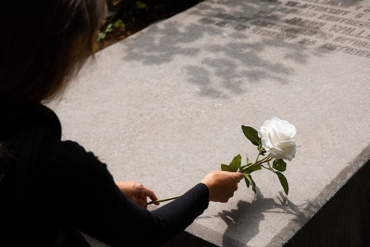 Kostenlose Foto friedhof hintergrundkonzept