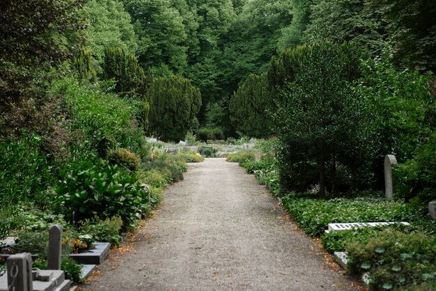 Friedhof Hintergrundkonzept