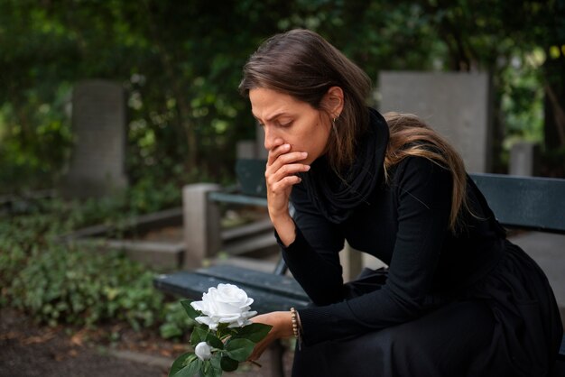 Friedhof Hintergrundkonzept