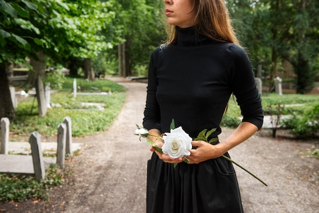 Friedhof Hintergrundkonzept