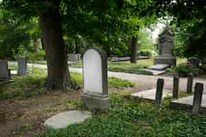 Kostenloses Foto friedhof hintergrundkonzept