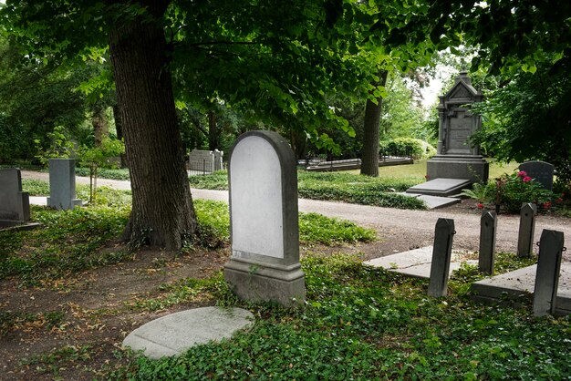 Friedhof Hintergrundkonzept