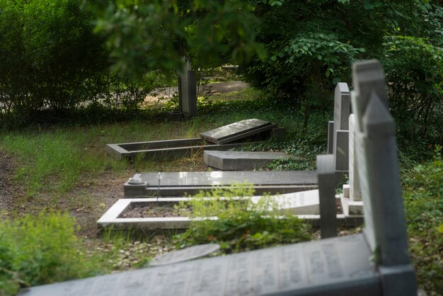 Friedhof Hintergrundkonzept