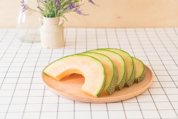 Frische cantaloupe melone