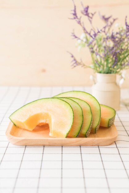 Frische cantaloupe melone