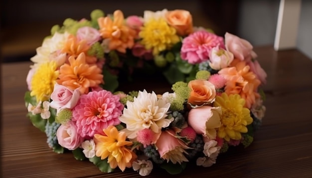 Kostenloses Foto frische gänseblümchen rosa blütenblätter perfektes geburtstagsgeschenk von ai generiert