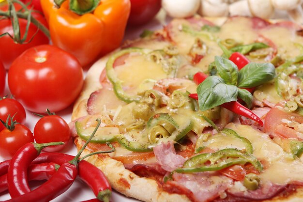 Frische und leckere Pizza