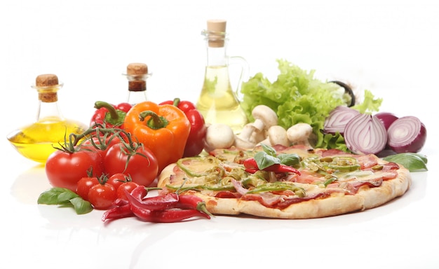 Frische und leckere Pizza