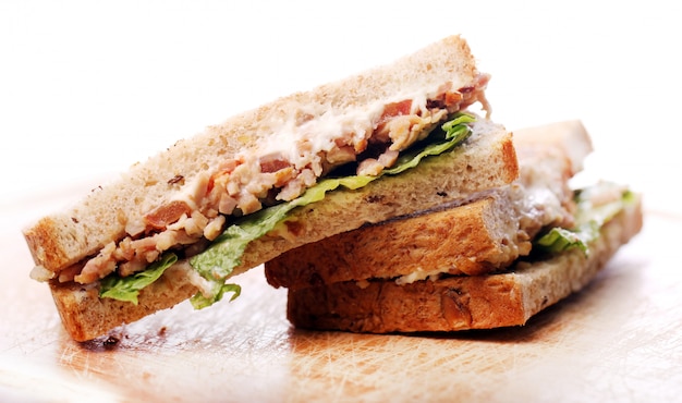 Kostenloses Foto frische und leckere sandwiches