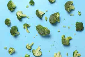 Kostenloses Foto frischer brokkoli-gemüse-hintergrund