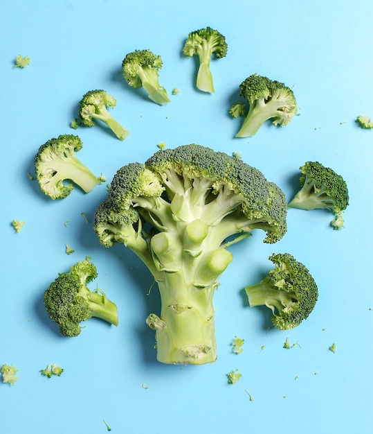 Kostenloses Foto frisches brokkoli-gemüse