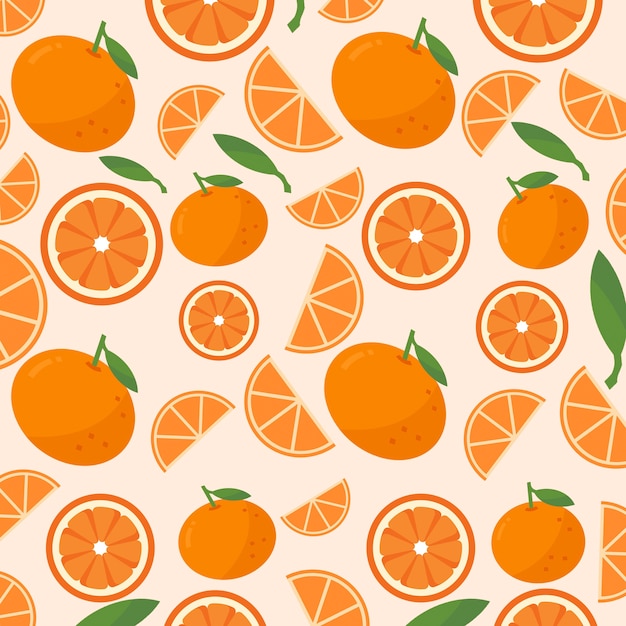 Fruchtige Collage mit Orangen