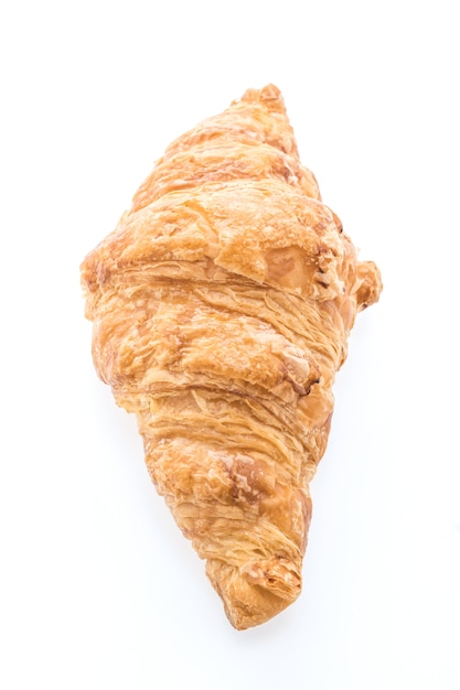 Kostenloses Foto frühstück einzel gold braun croissant