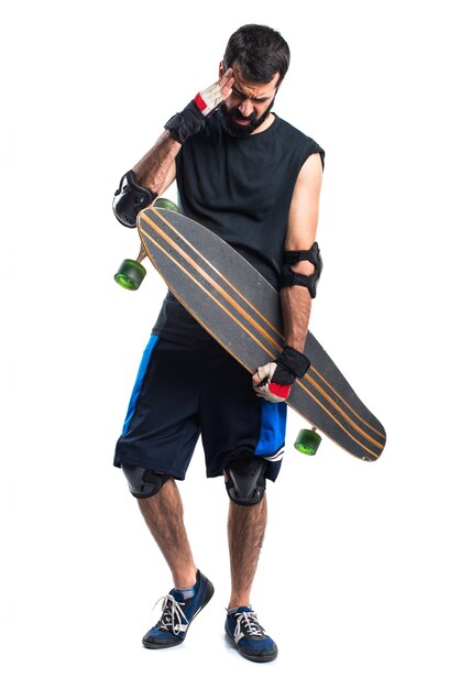 Frustrierter Skater