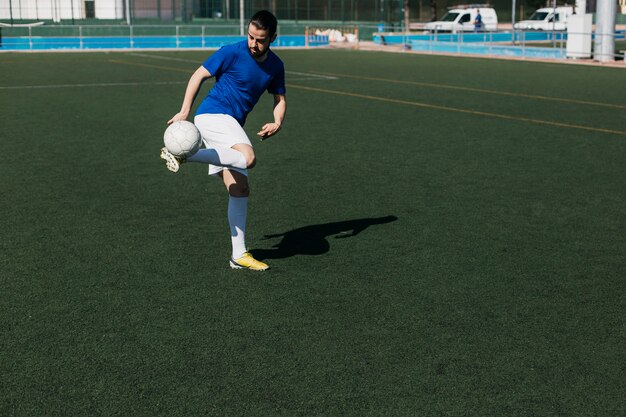 Fußballspielertraining