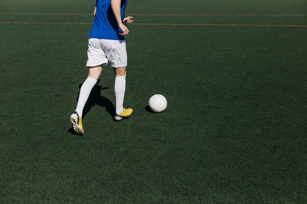 Fußballspielertraining