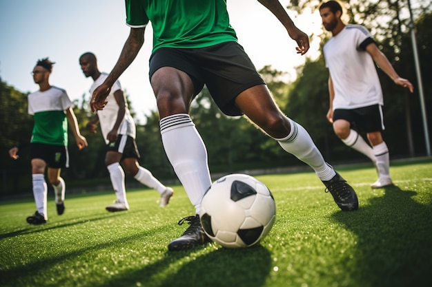 Kostenloses Foto fußballspielkonzept