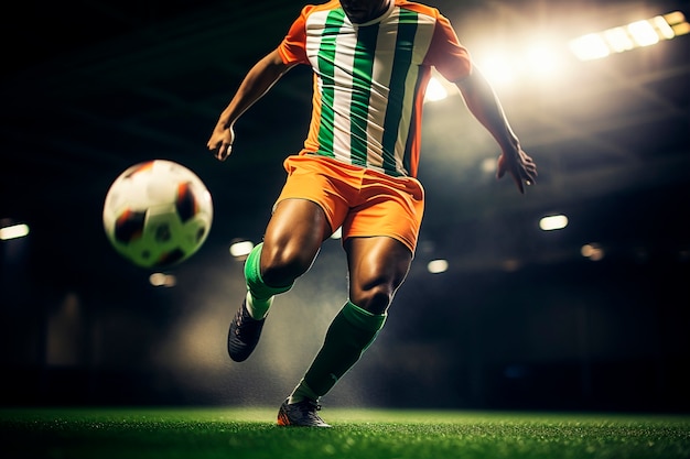 Fußballspielkonzept