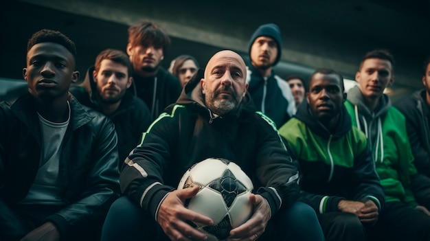 Kostenloses Foto fußballspielkonzept