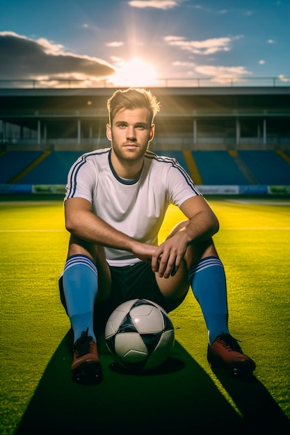 Fußballspielkonzept