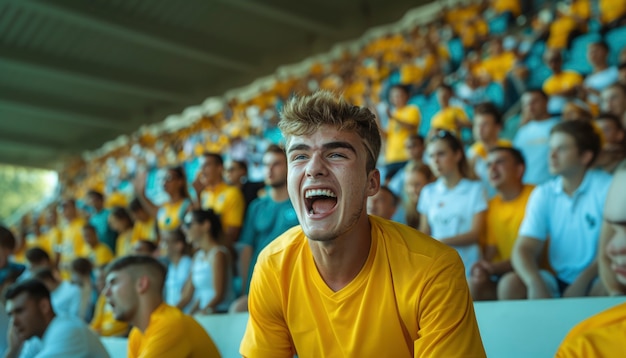 Kostenloses Foto fußballstadion voll von leuten