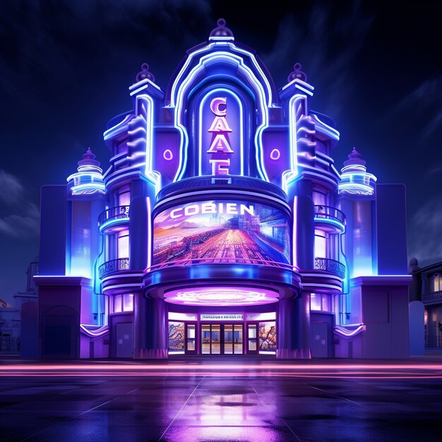 Futuristische Casino-Architektur