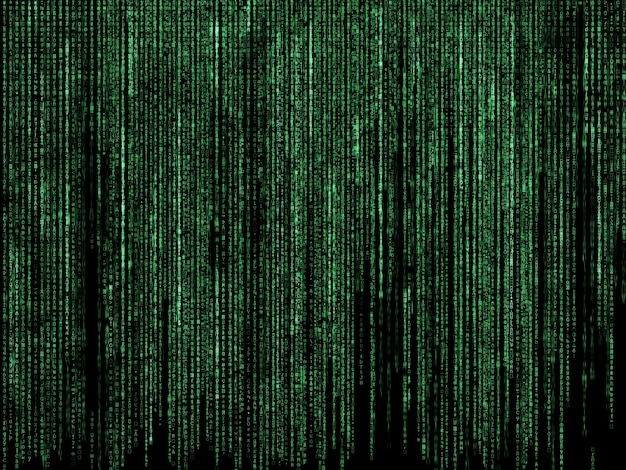 Futuristische Hintergrund mit Matrix-Stil Code-Design