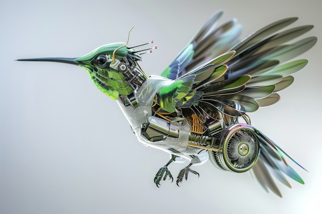 Futuristischer Roboterkolibri