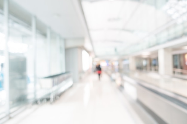 Fuzzy Hintergrund der großen Flughafen